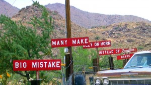 The Burma Shave signs on Route 66