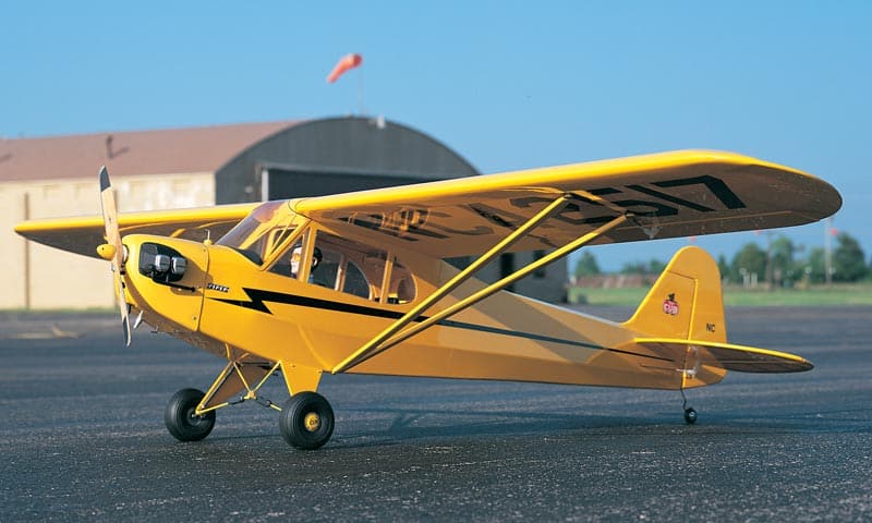 Ad test flight - Piper Cub