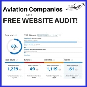 Aviation Website Audit