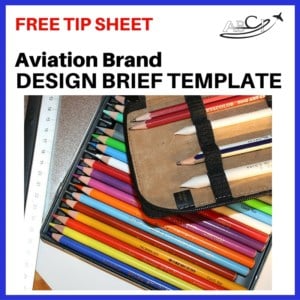 Square Ad - Design Brief Template - pencils