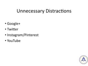 Book Club Discussion - No BS Social Media Marketing - Four Unnecessary Distractions