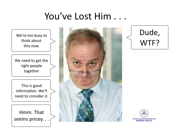 Free Webinar – Aviation Sales Presentations that Get Yesses!