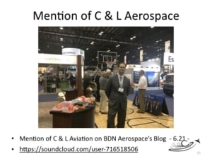 Aviation Marketing - Mention of C & L Aerospace 