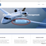 Aviation Website Design.