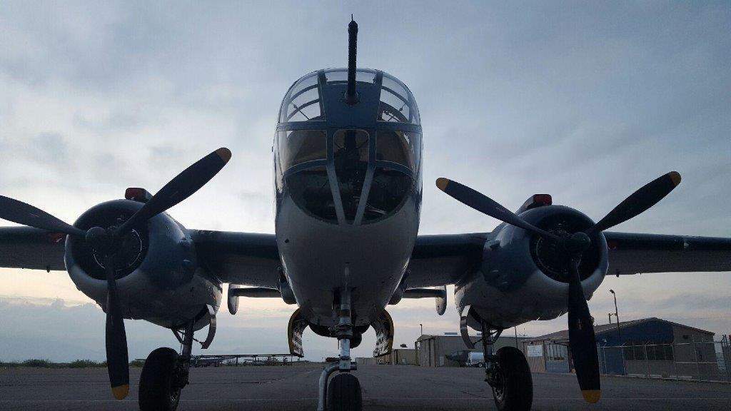 B25 Mitchell Bomber at the Dona Ana County Airport