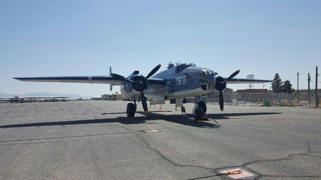 B25 Mitchell Bomber at the Dona Ana County Airport