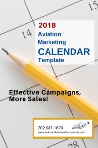 Aviation Marketing Calendar Template