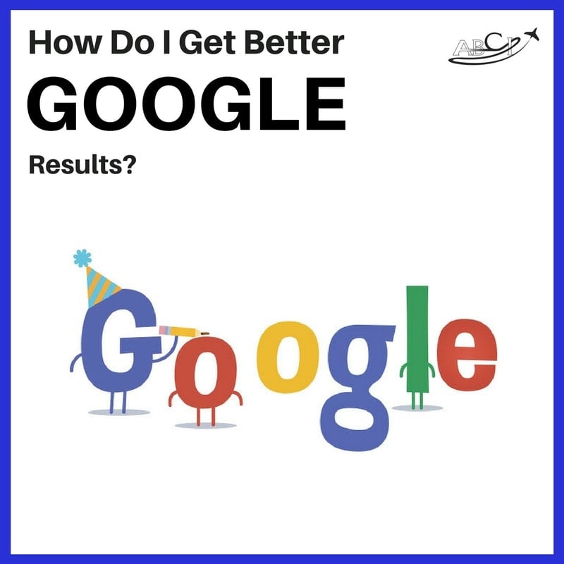 Aviation Marketing on Google - Better Google Results?