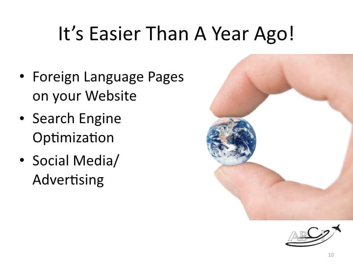 AMHF 0130 – Three Tools for International Aviation Marketing