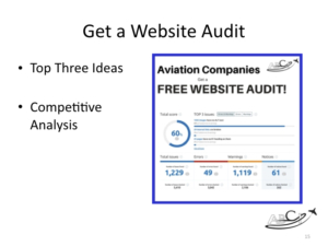 free aviation website audit