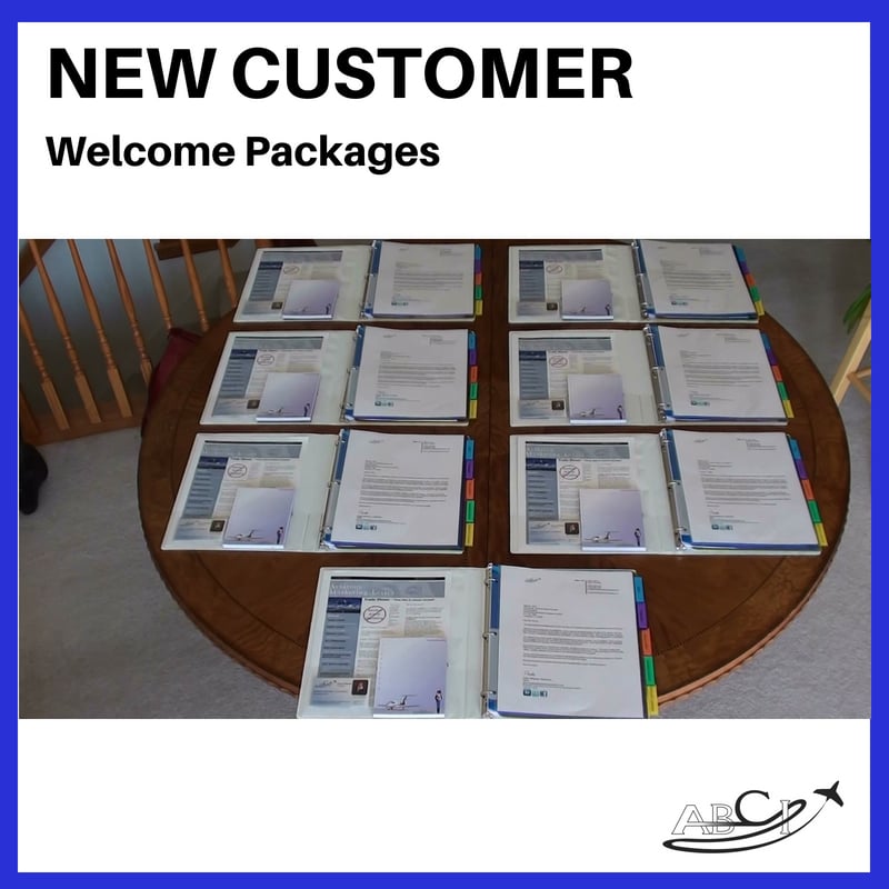 Aviation Marketing "Secret Weapon" - New Customer Welcome Packages