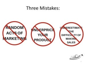 Aviation Marketing - Three Mistakes