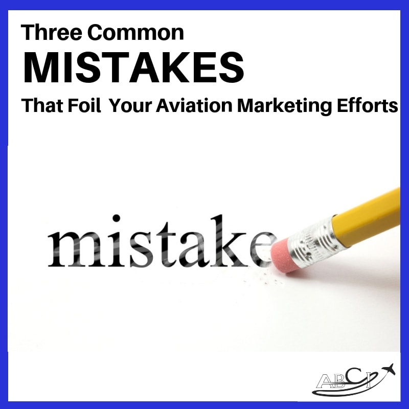 Aviation Marketing Mistakes
