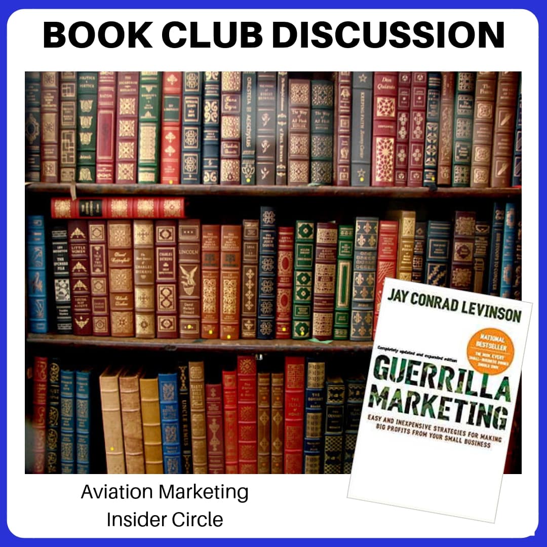 Aviation Book Club - Guerilla Marketing by Jay Conrad Levinson
