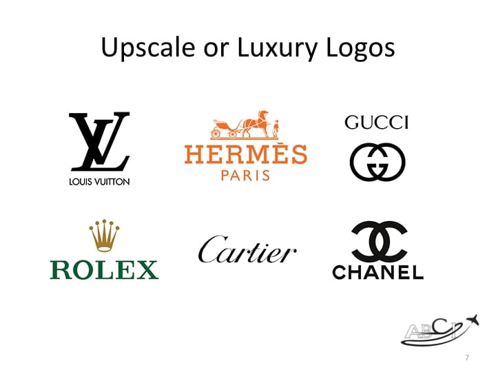 Upscale or Luxury Logos