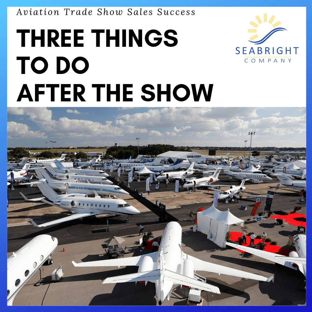 How to follow up after an aviation trade show