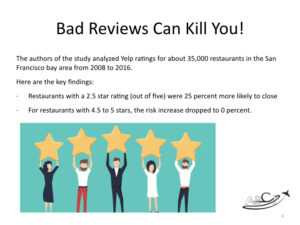 Aviation Reputation Management - Bad Reviews Can Kill You
