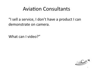 Marketing for Brokers and aviation consultants - using promo videos
