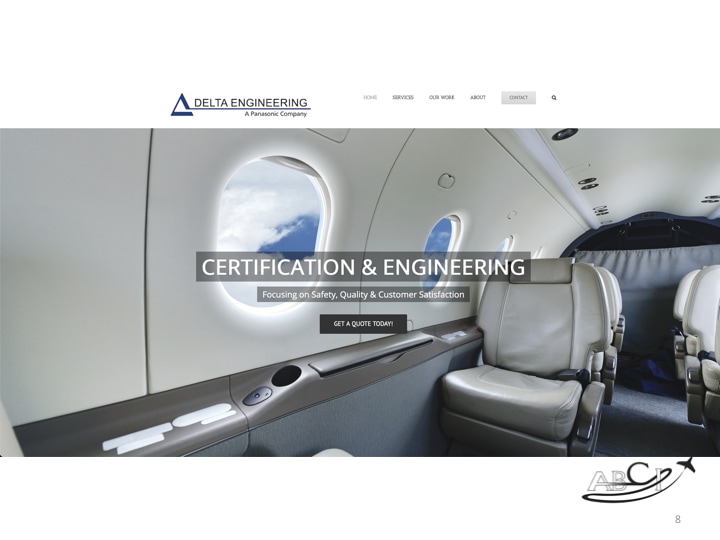 Aviation Websites - Delta Engineering