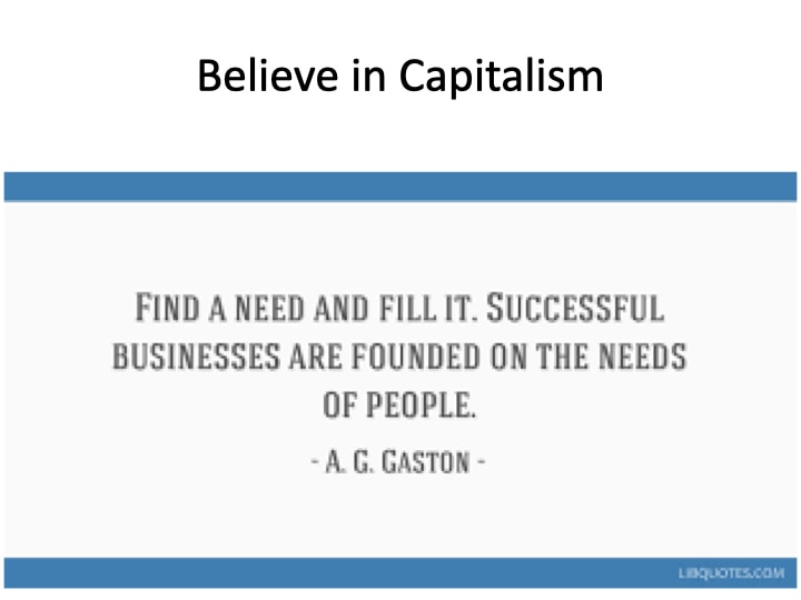 Aviation Marketing - Believe in capitalism
