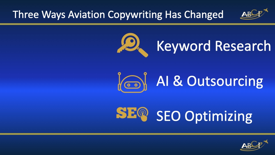 Three ways aviation copywriting has changed - 