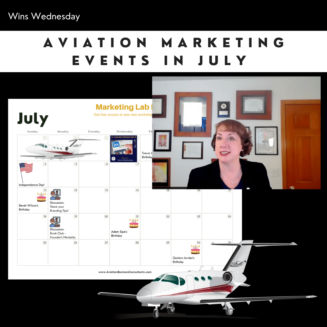 Aviation Marketing Events in July 2021