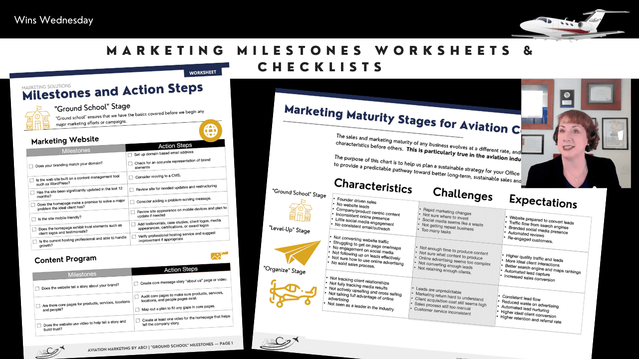 Wins Wednesday - Marketing Maturity Checklists & Worksheets