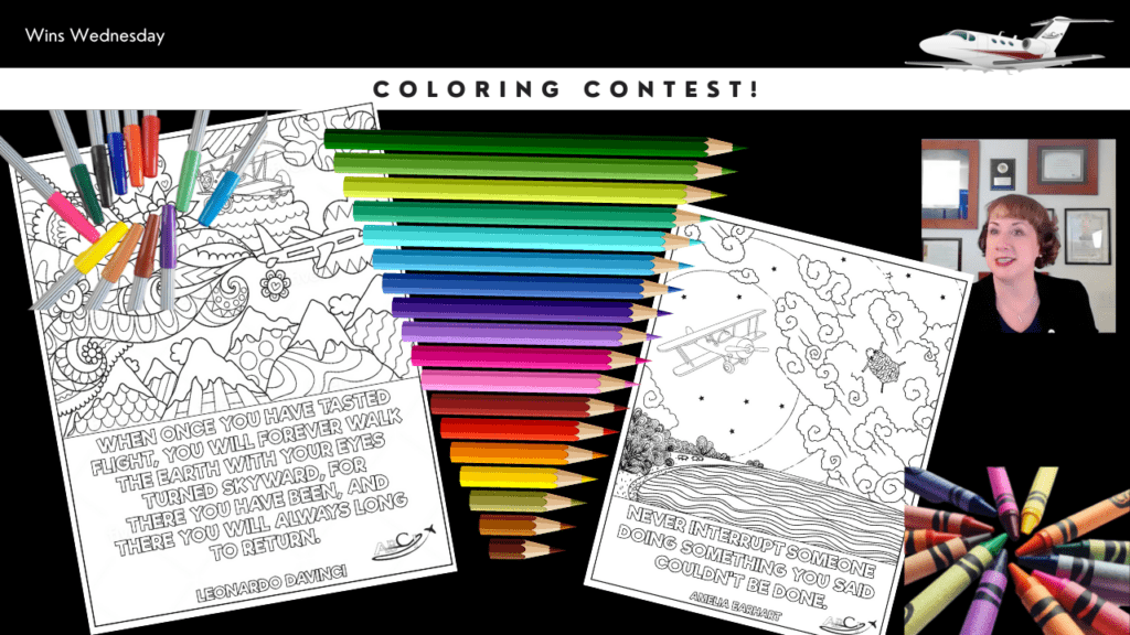 Aviation Coloring Contest