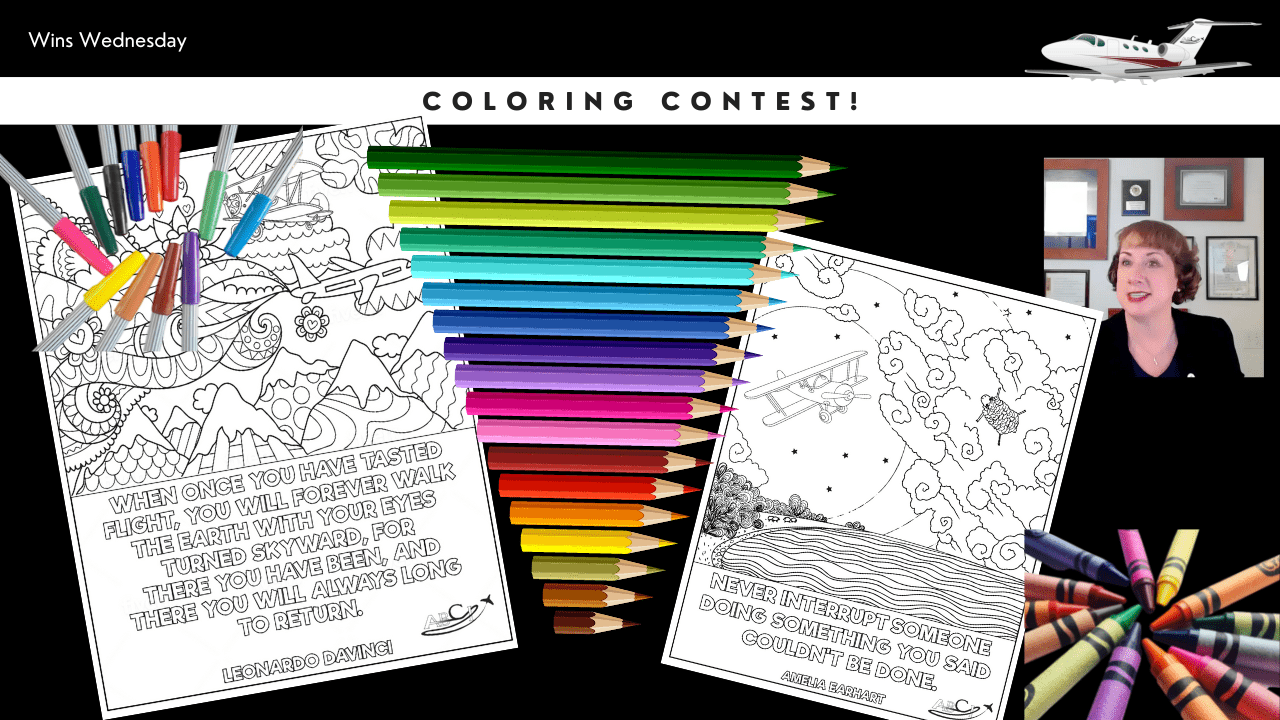 Aviation Coloring Contest