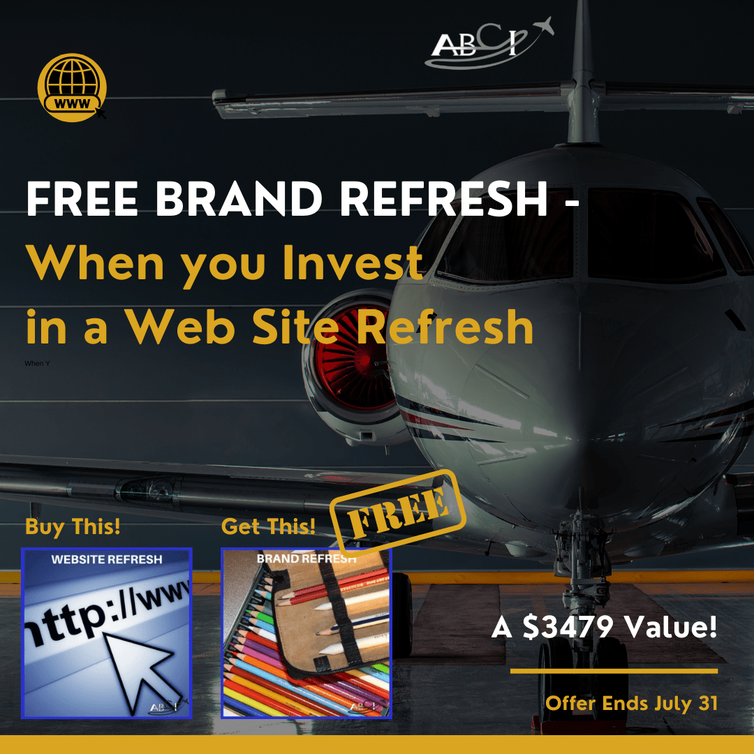 Buy an Aviation Web Site Refresh, Get a Brand Refresh Free!