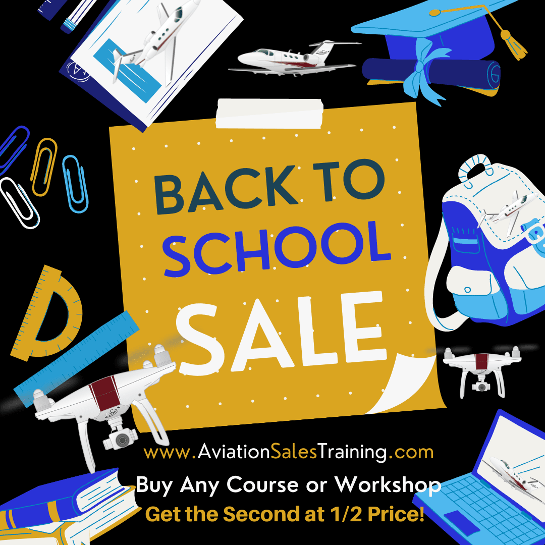 Back to School Special on Aviation Sales and Marketing Workshops