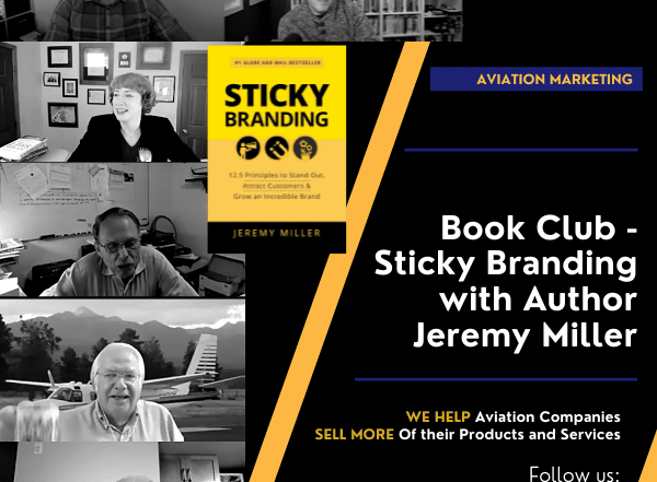 Book Club Discussion - Sticky Branding with Author Jason Miller