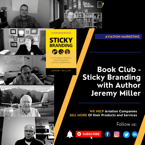 Book Club Discussion - Sticky Branding with Author Jason Miller