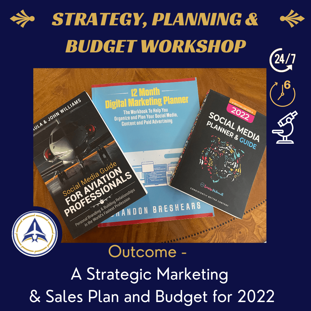 Aviation Marketing Strategy, Marketing and Budgets for 2022