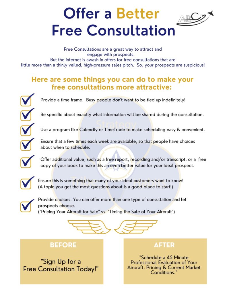 How to "Sell" A Free Consultation