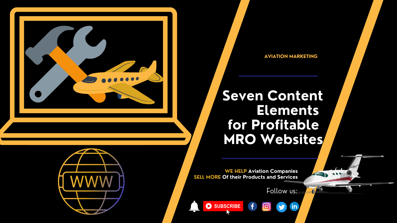 Seven Content Elements for Profitable MRO Websites
