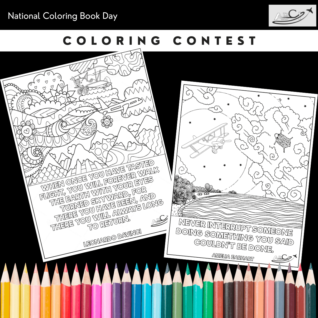 Aviation Coloring Contest