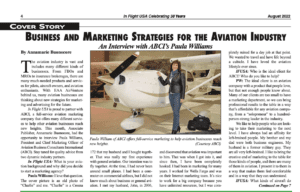 Aviation Marketing by ABCI in InFlight USA Magazine August 2022