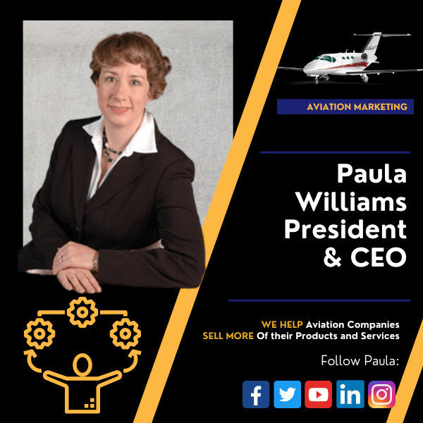 Paula Williams, Aviation Marketing Consultant & Strategist