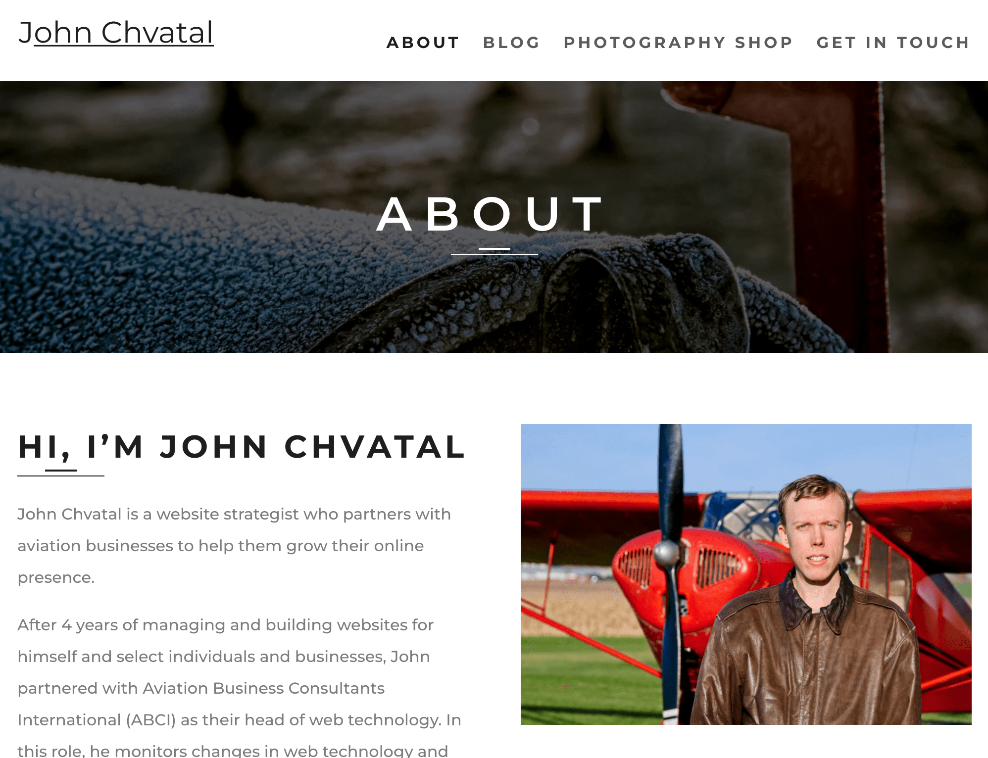 About John Chvatal
