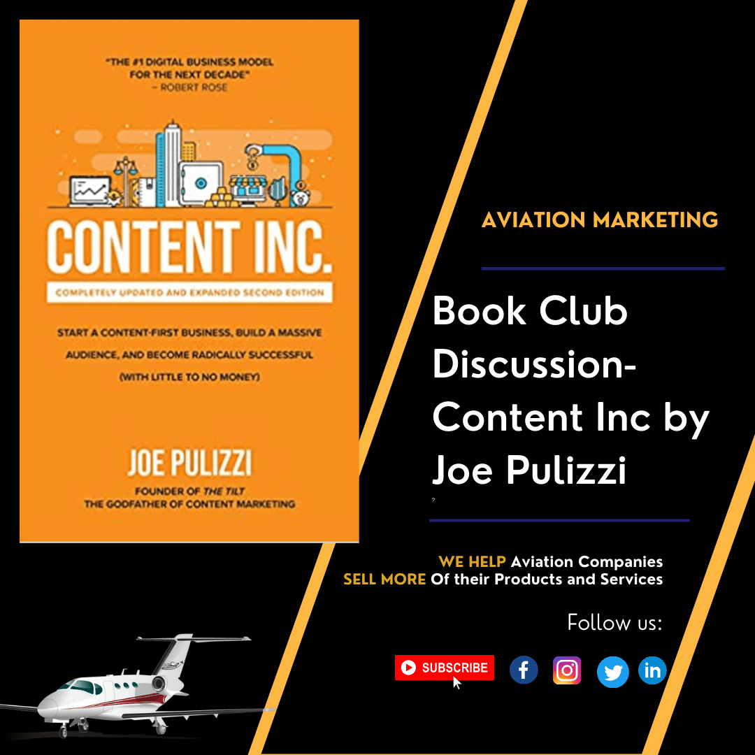 Book Club Discussion - Content Inc. by Joe Pulizzi