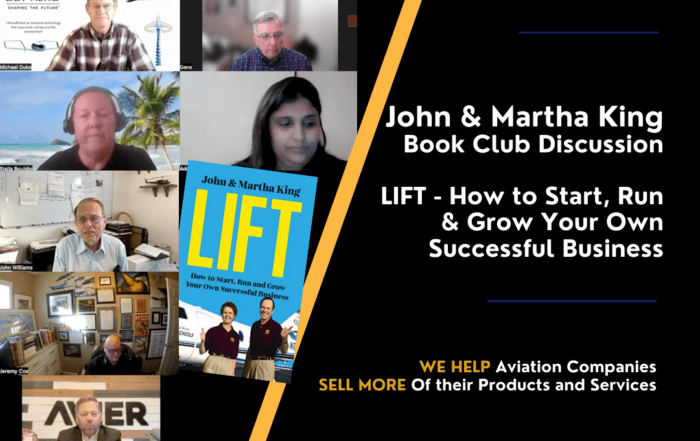 Book Club Discusion - LIFT by John & Martha King