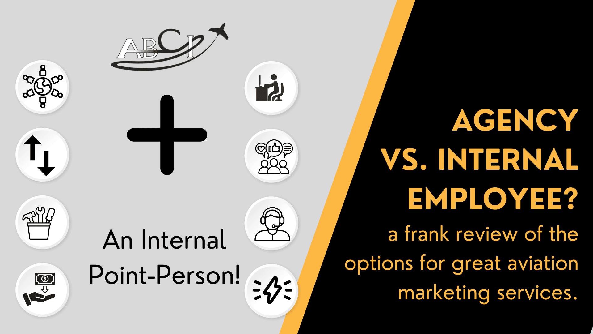 Agency or Employee?  Which is better for Aviation Marketing?