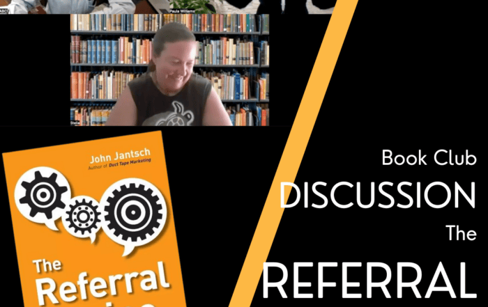 Book Club Discussion - The Referral Engine by John Jantsch