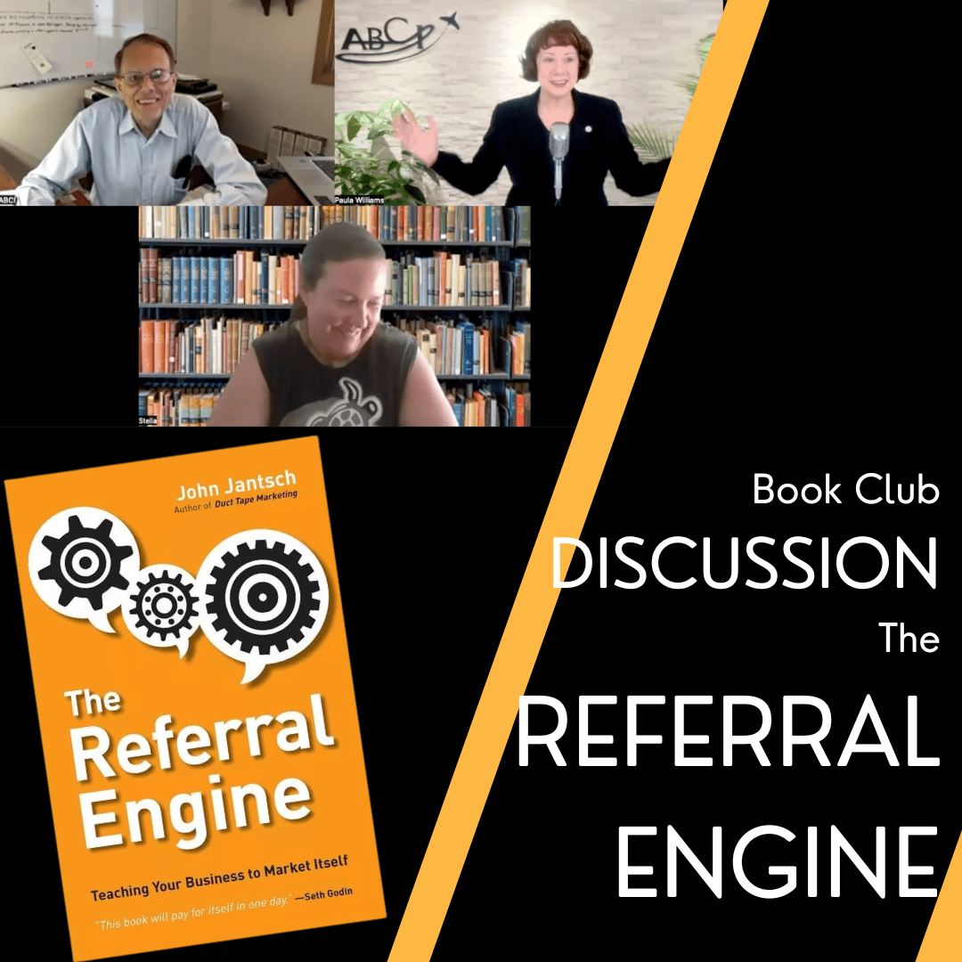Book Club Discussion - The Referral Engine by John Jantsch