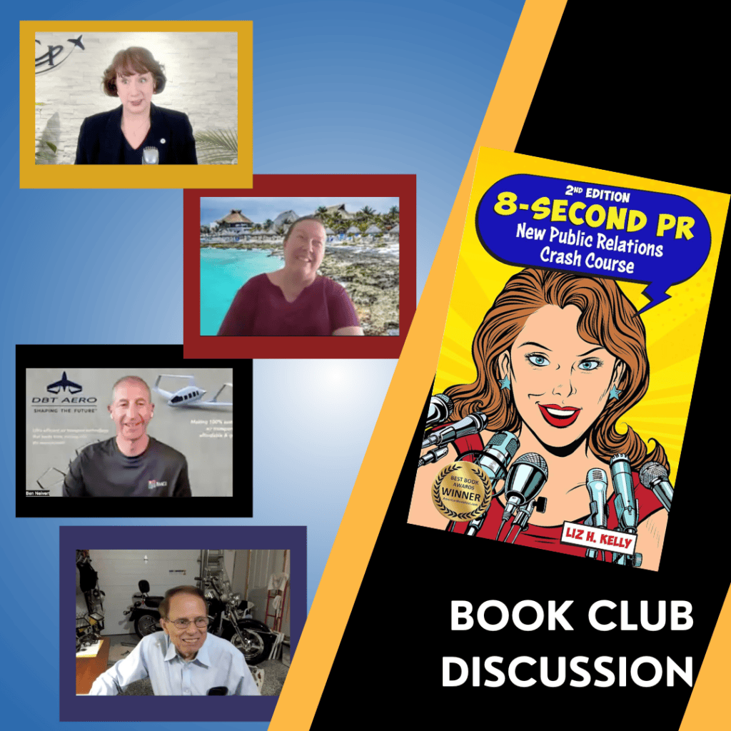 Book Club Discussion - 8 Second PR by Liz Kelly