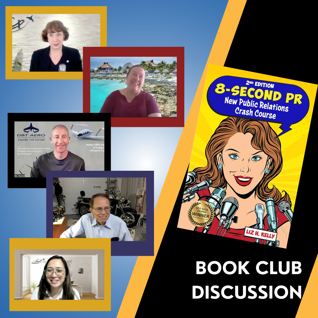 Book Club Discussion - 8 Second PR by Liz Kelly