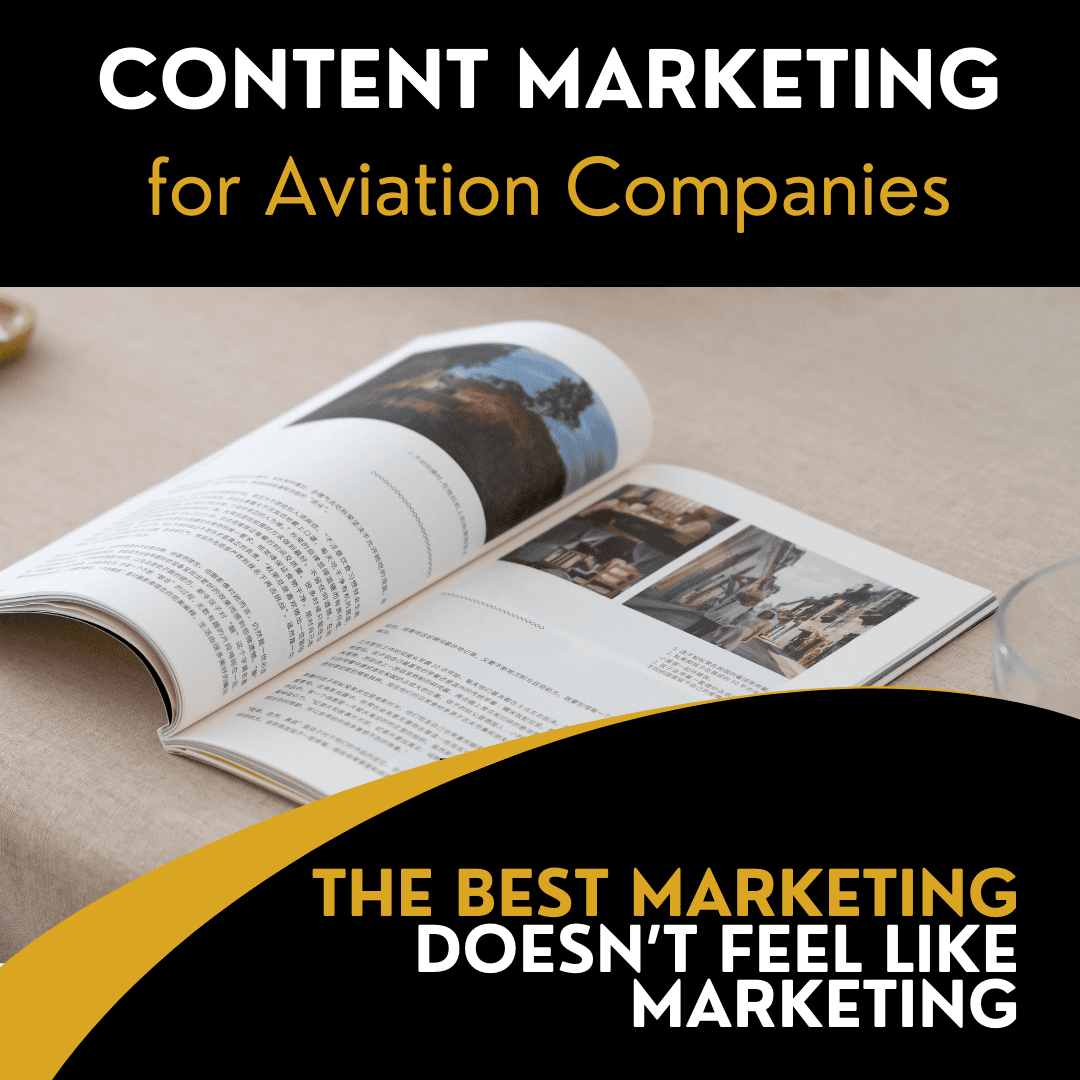 Aviation content marketing