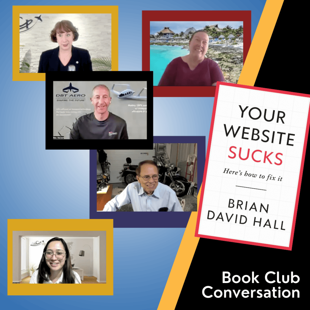Aviation Website Design Discussion - Your Website Sucks Book Club