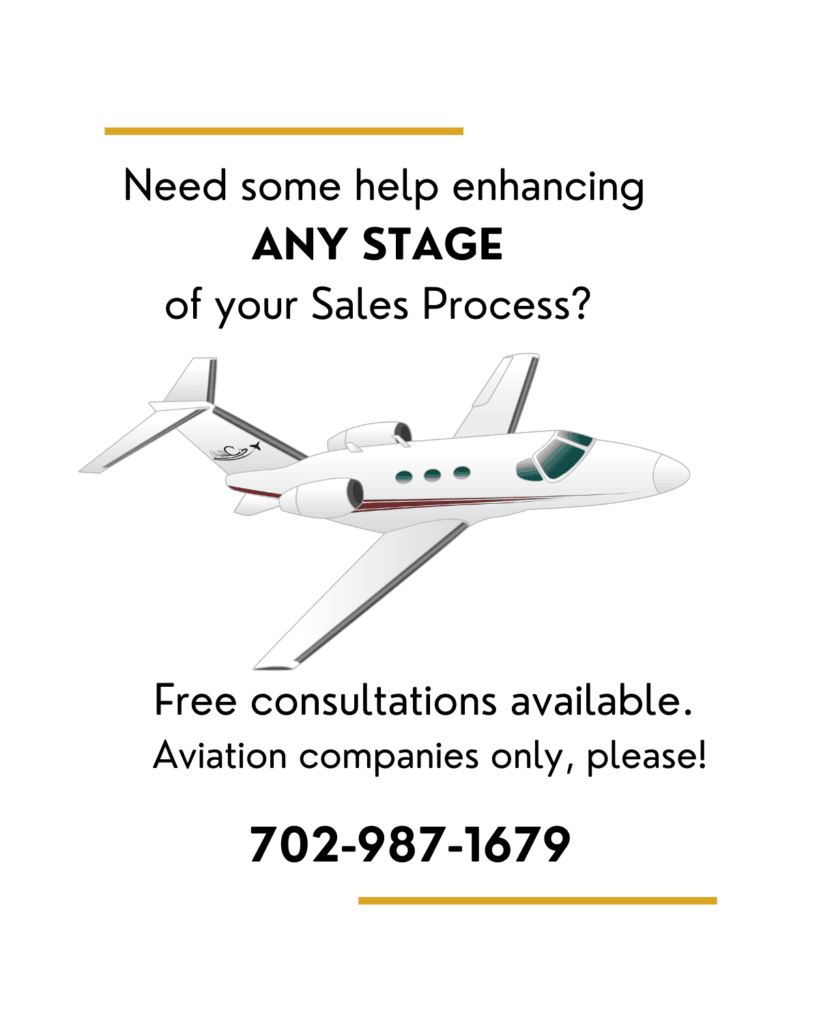 Does email still work in aviation sales?